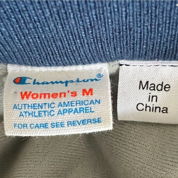 Champion Women's Vintage Nylon Windbreaker Pullover Shirt Size M - Picture 12 of 14